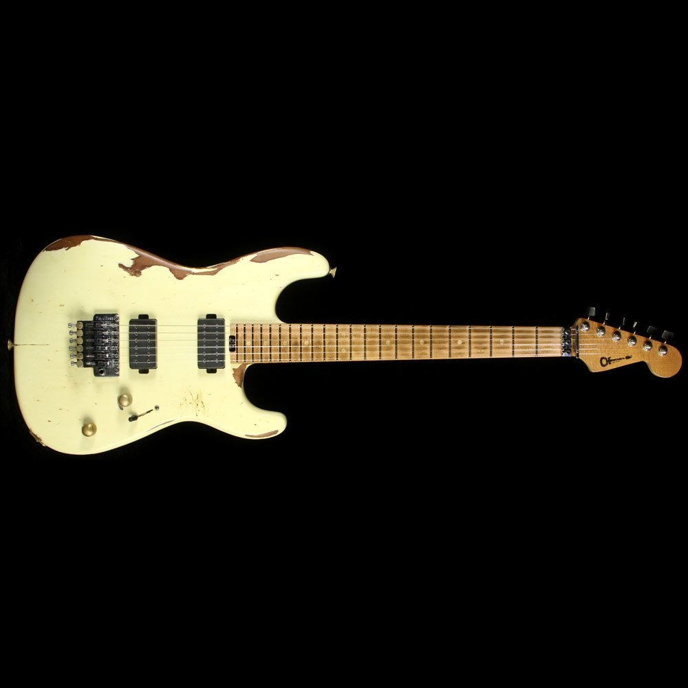 Charvel Custom Custom Nitro Aged and Roasted San Dimas Electric Guitar Vanilla Shake