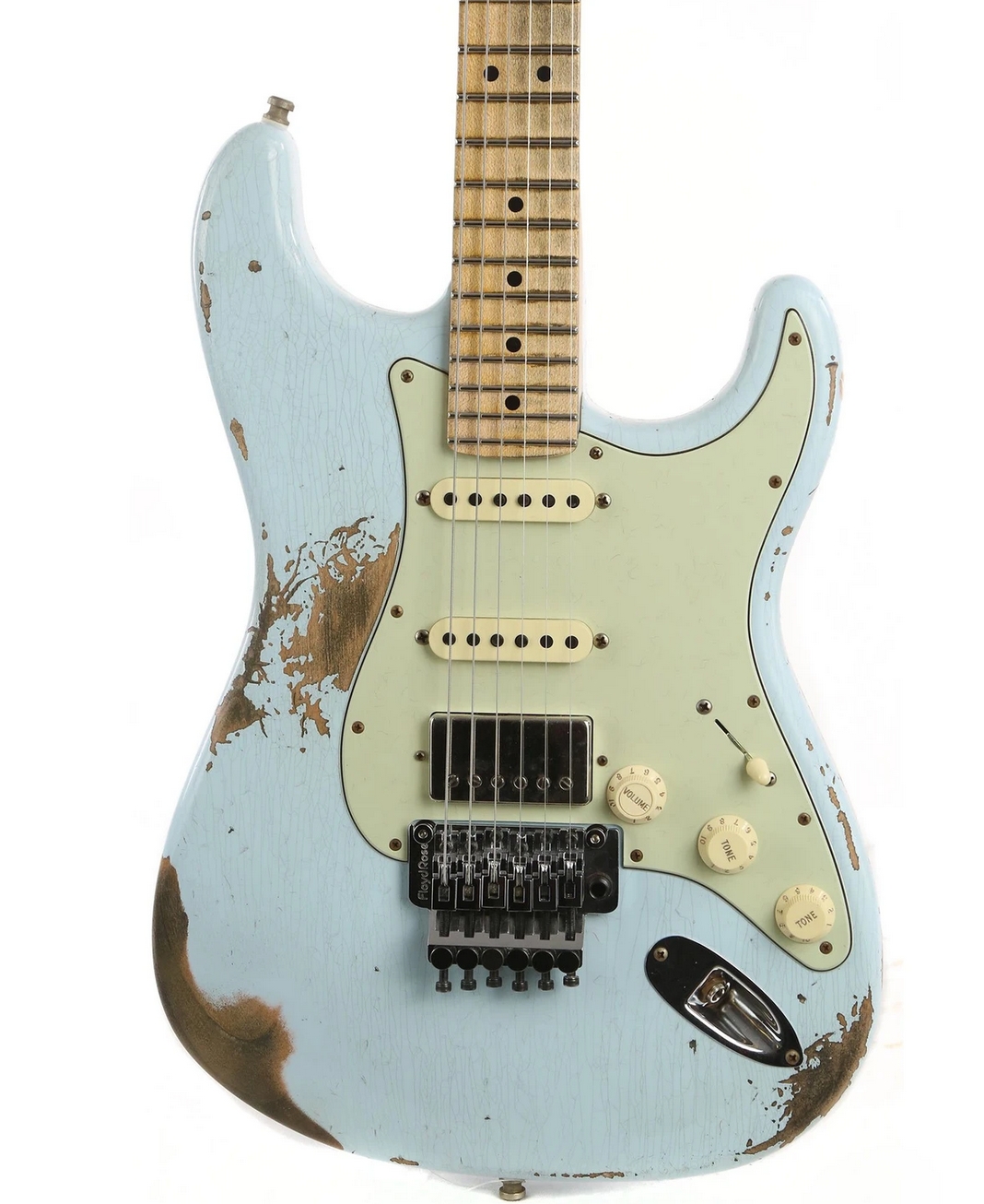 Fender Custom Shop ZF Stratocaster Heavy Relic Sonic Blue Music Zoo Exclusive