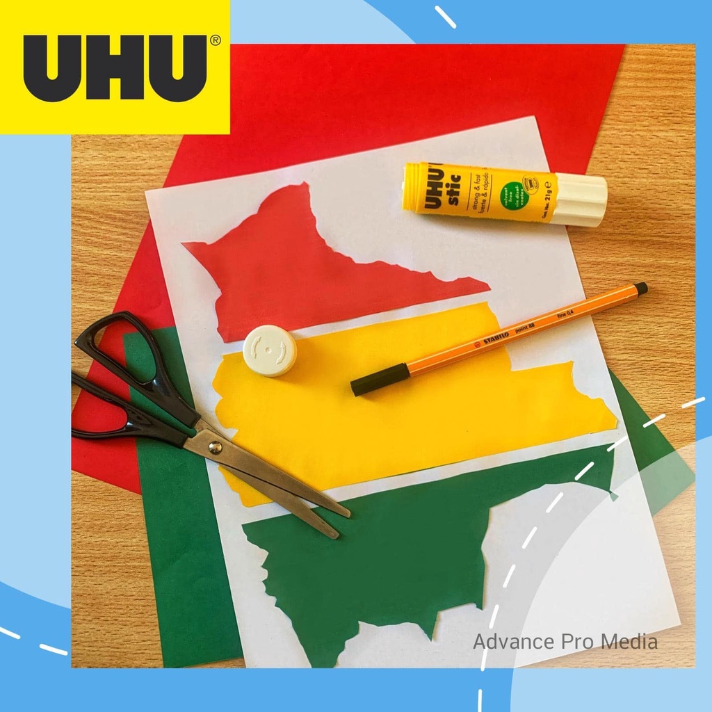 UHU กาวแท่ง ยู้ฮู สีขาว UHU STIC ( มี 3 ขนาดให้เลือก)