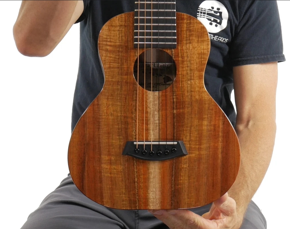 Kanile a GL6 Premium Koa 6 String Guitarlele The Boss Made in Hawaii