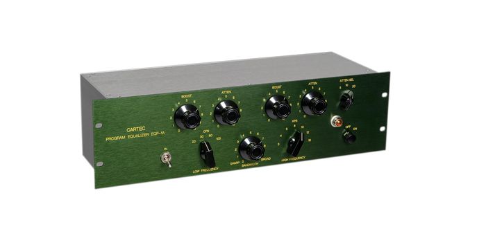 CARTEC Audio EQP-1A Single Channel Pultec-Style Tube Parametric EQ