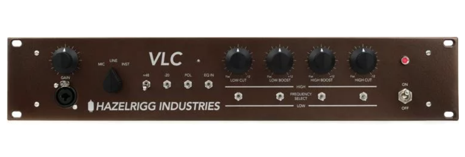 Hazelrigg Industries VLC Vacuum Tube Microphone Preamplifier/Direct Injection/Equalizer