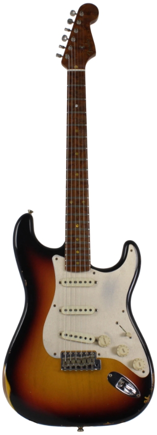 Fender Custom Shop LTD 58 Special Strat Relic, Faded Aged 3 Tone Sunburst - NAMM