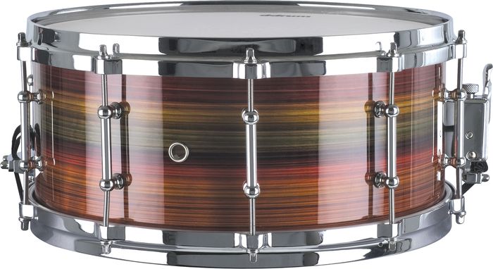 ddrum Dios Solid Maple Snare Drum Zebra Stripe6.5X14