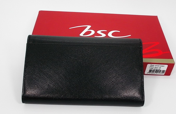กระเป๋าสตางค์ bsc ดำ ใหม่ แท้