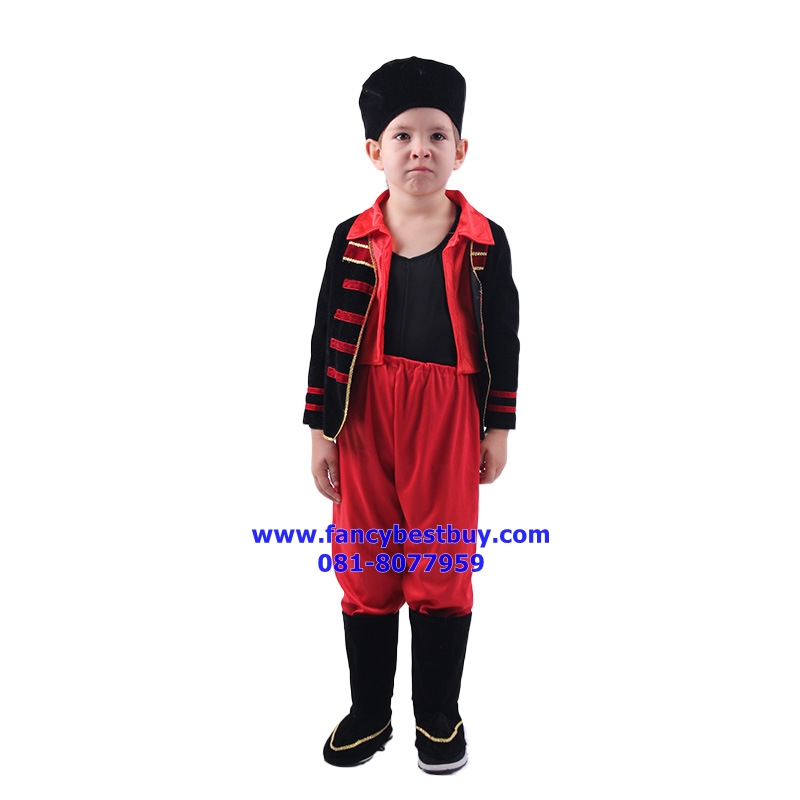 ชุดประจำชาติรัสเซีย Rassia Costume ชุดแฟนซีเด็กชาย มีขนาด S 100-110, M 110-120, L 120-130