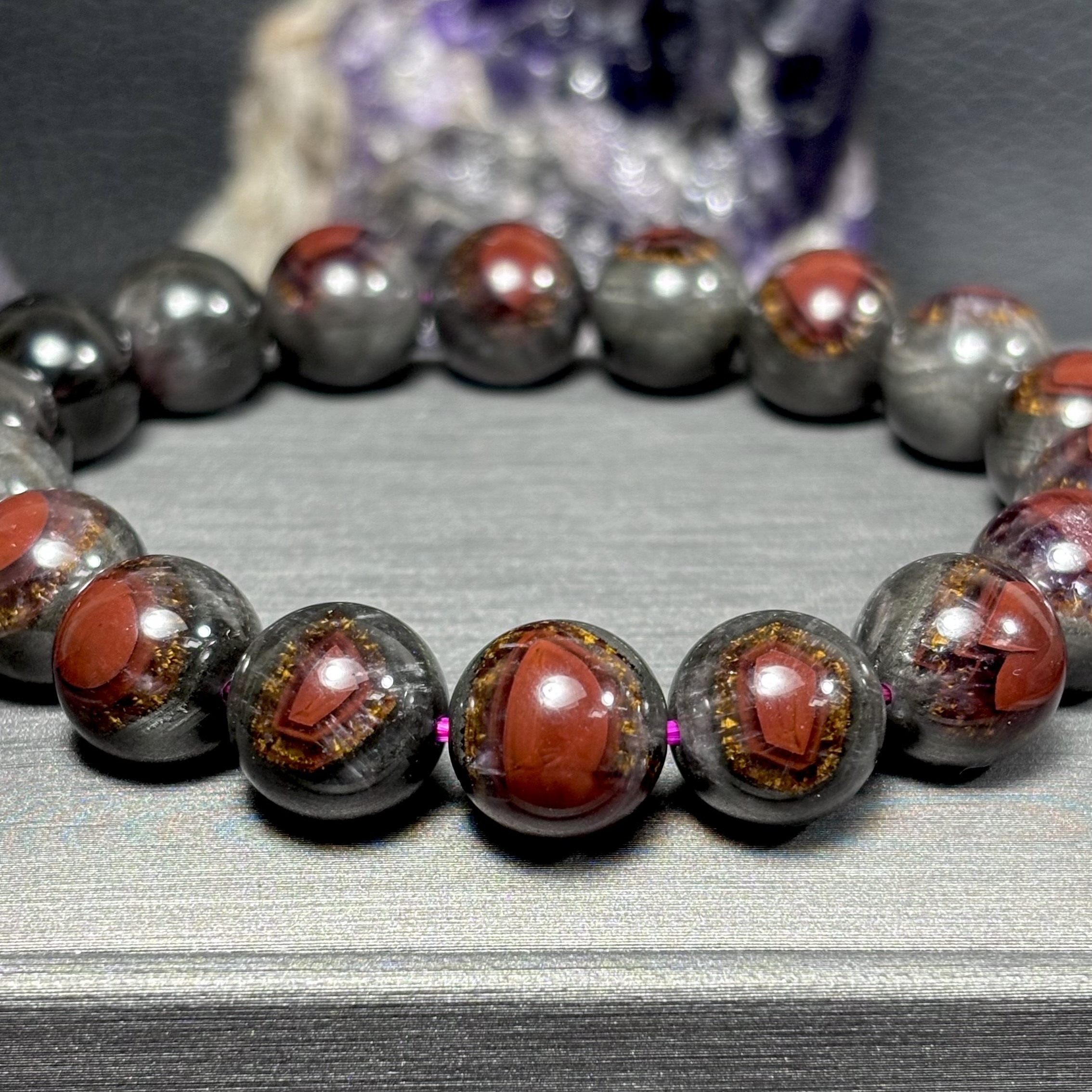 ข้อมือหิน แบล็คออร่าไลต์23