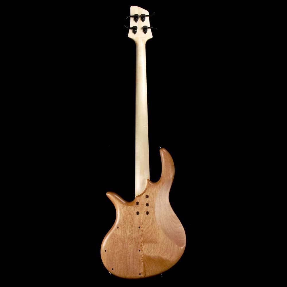 Elrick eVolution Gold Series 4-String Bass Flame Redwood Top - Natural