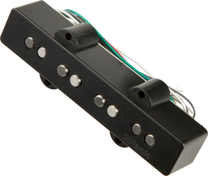 DiMarzio Model J Bass Pre-Wired Pickup Set Black