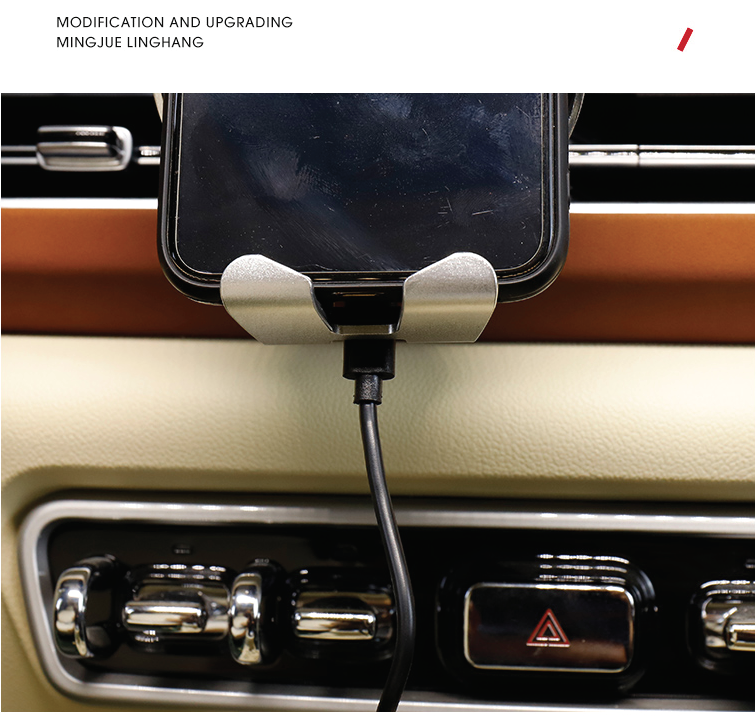 ที่จับโทรศัพท์เต็มชิ้น ตรงรุ่น รถยนต์ไฟฟ้า ORA Good Cat