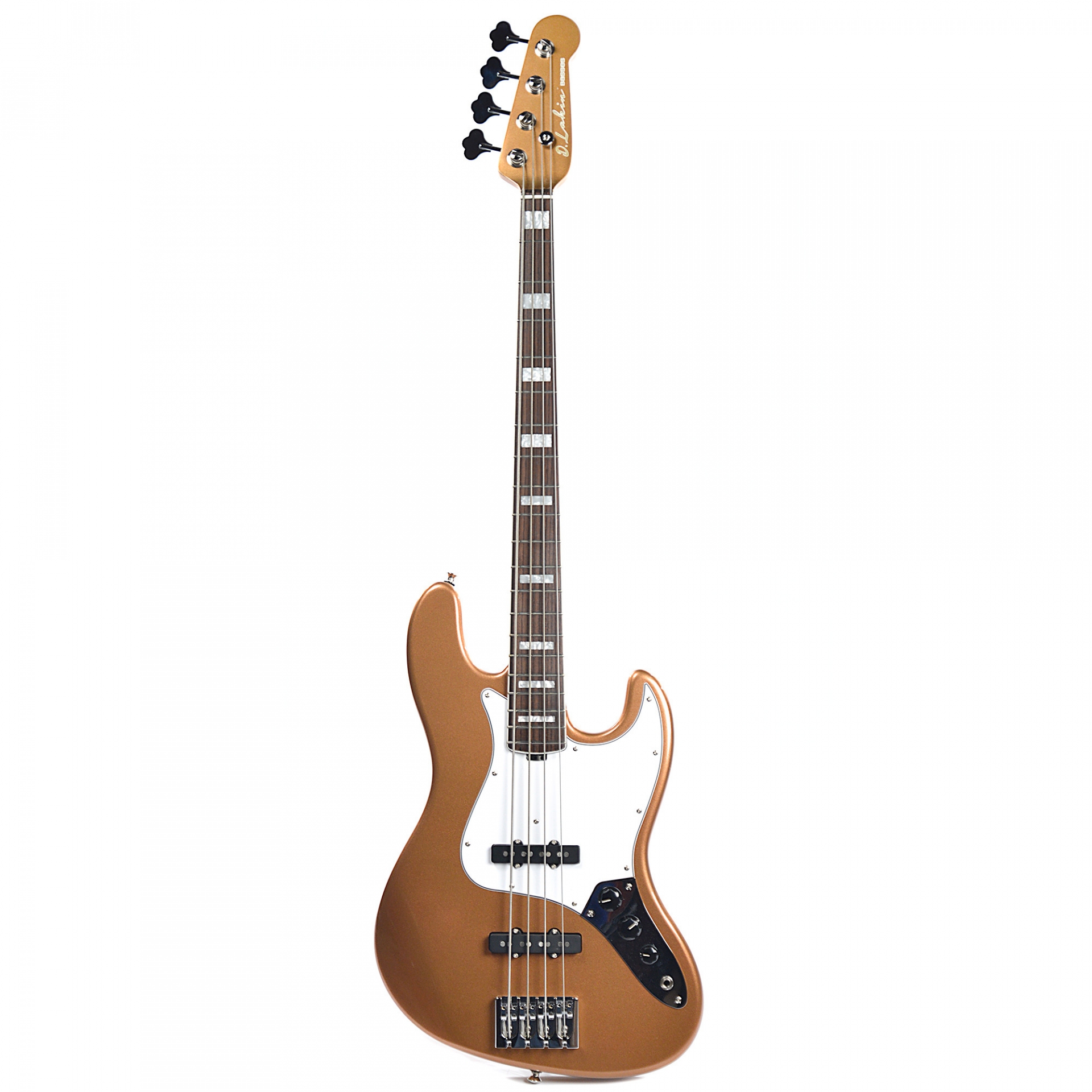 D. Lakin Joe Osborn Custom 4-String Bass Firemist Gold