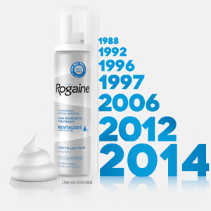 Minoxidil foam