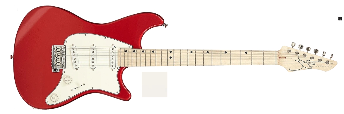 John Page Classic The Ashburn Candy Apple Red Maple Fingerboard