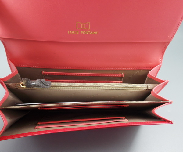 กระเป๋าสตางค์ LOUIS FONTAINE แดง-ชมพู ใหม่ แท้