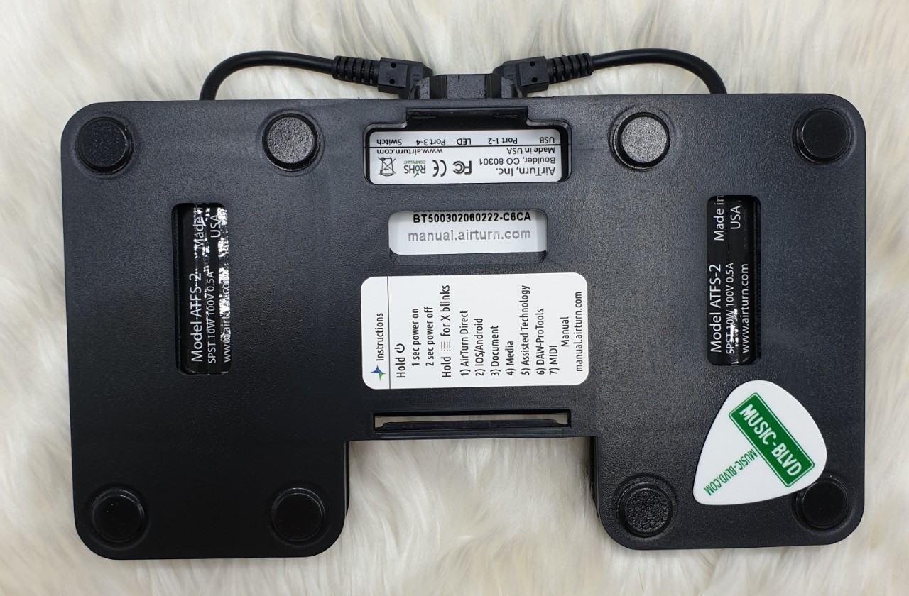 AirTurn Duo 500 Bluetooth Pedal Controller