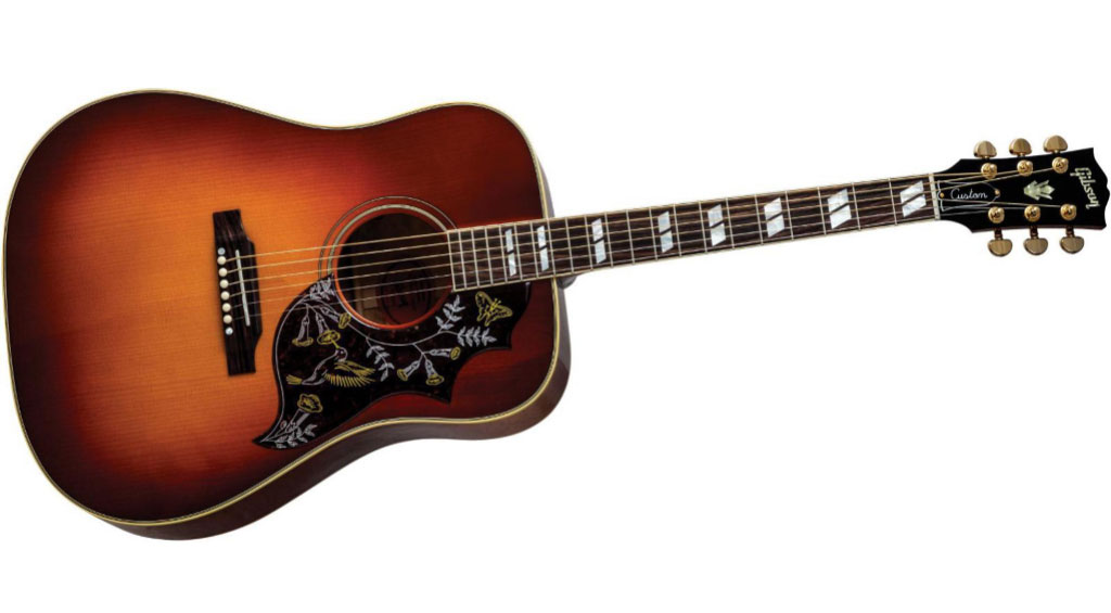 Gibson Hummingbird Quilted Red Spruce Acoustic-Electric Guitar Sunsetburst