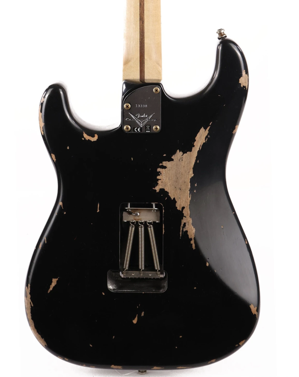 Fender Custom Shop ZF Stratocaster Heavy Relic Black Music Zoo Exclusive