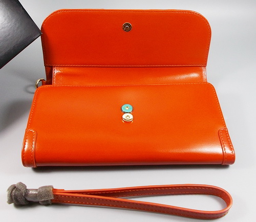 กระเป๋าสตางค์ MORGAN ส้มอิฐ ใหม่ แท้