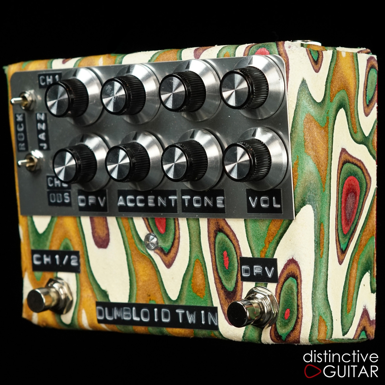 Shins Music Dumbloid Twin RF Special / EJ ODS Sukimo Leather Red FLower #1217