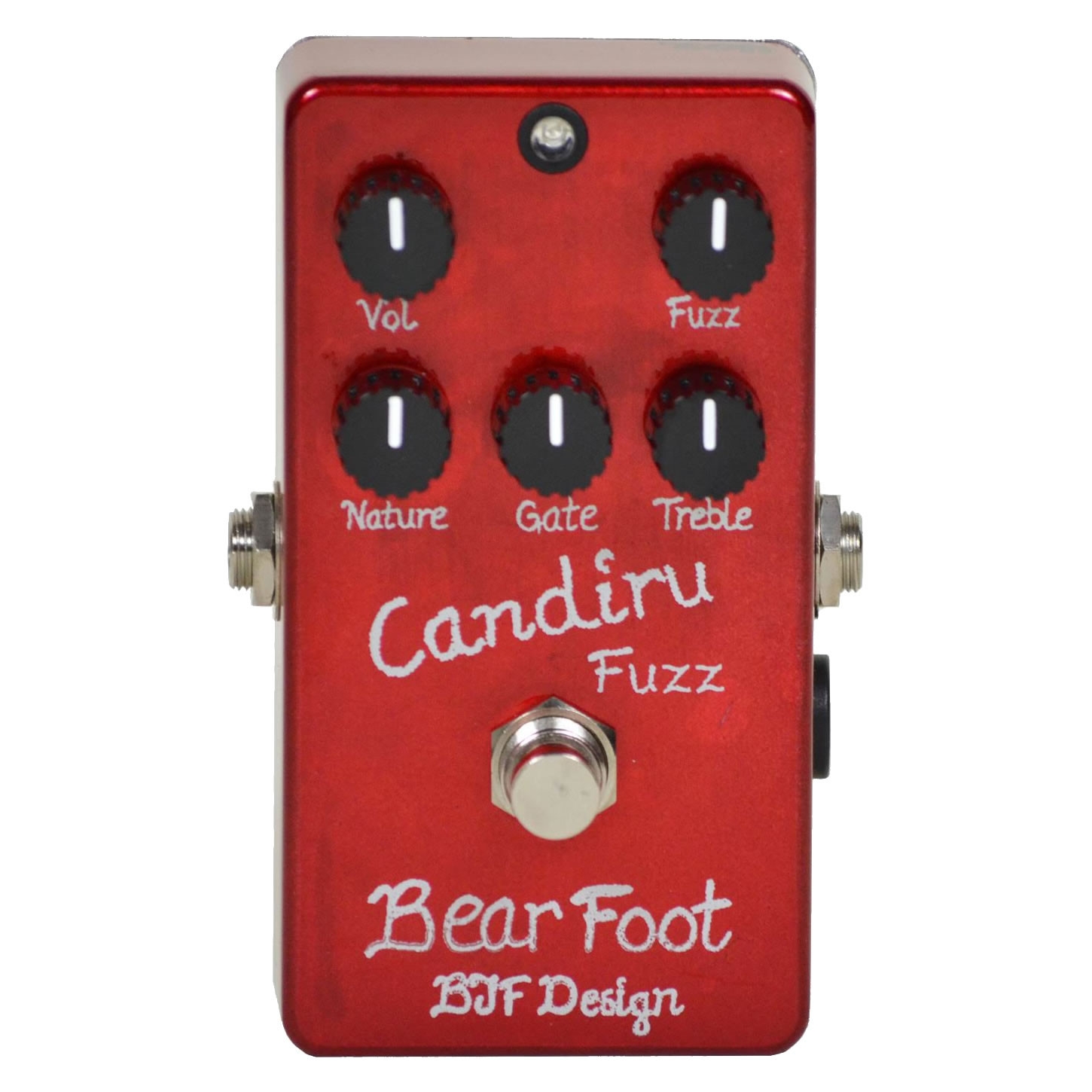 Bearfoot FX Apple Fuzz 5 Knob Red