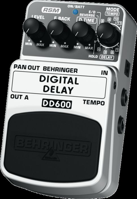 Behringer Digital Delay DD600 Guitar Effects Pedal