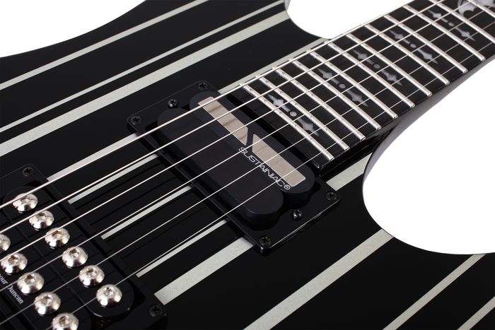 Schecter Guitar Research Synyster Gates Custom w/ Sustaniac Pickup Electric Guitar Black