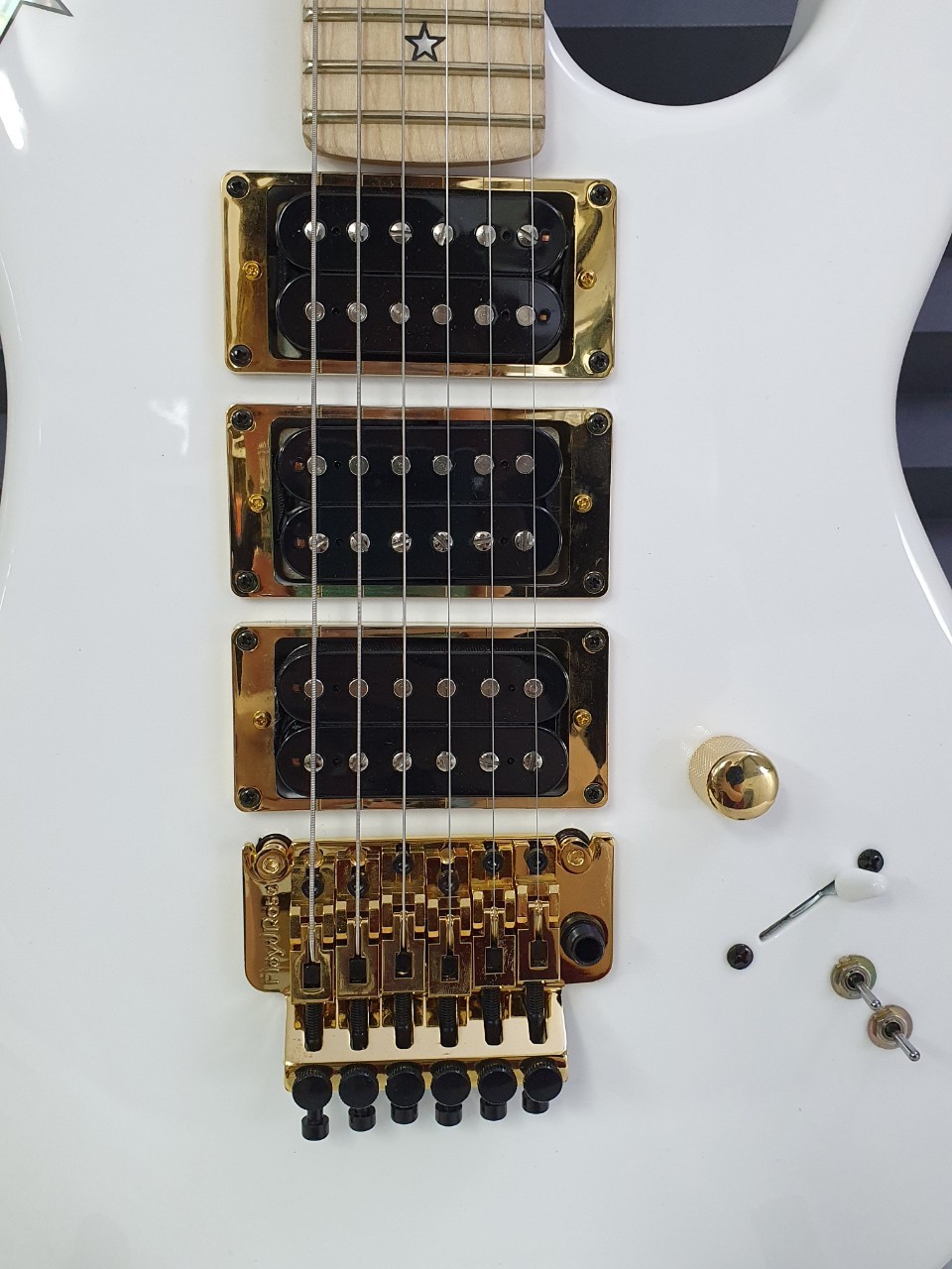 Kramer Jersey Star Electric Guitar Antique White