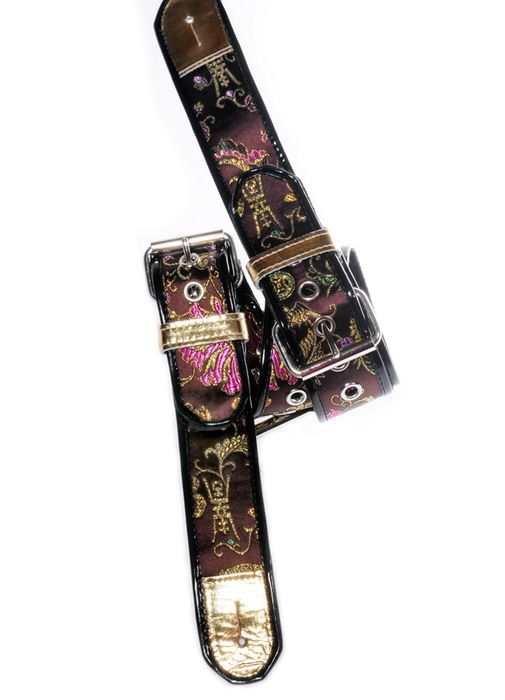 Jodi Head 2 Roller Buckle Leather Lined Guitar Strap