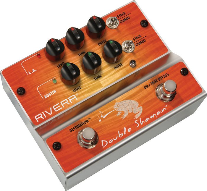 Rivera Double Shaman Overdrive Guitar Effects Pedal