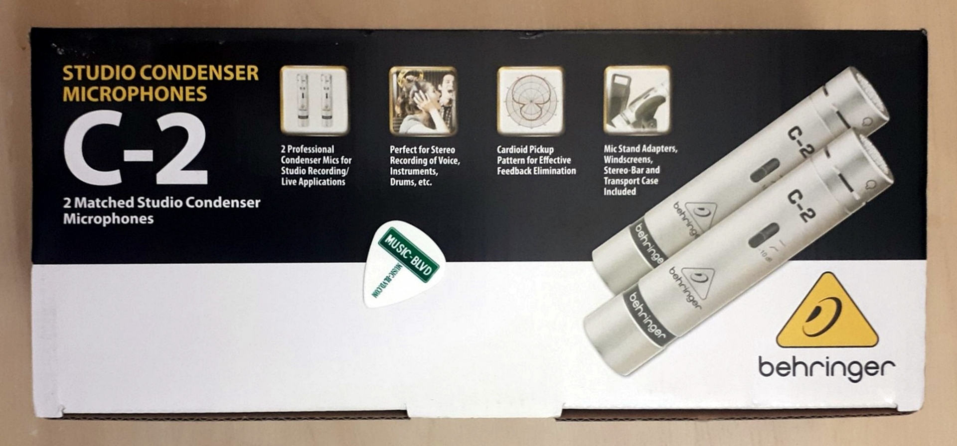 Behringer C-2 Small Diaphragm Condenser Microphone Pair