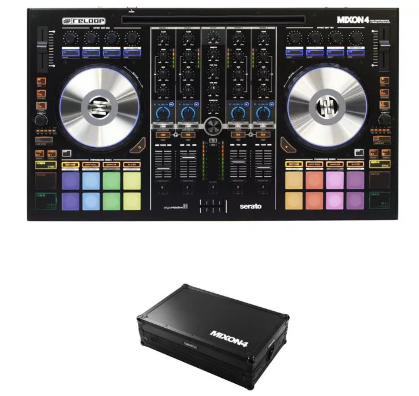 Reloop Mixon 4 with Road Case