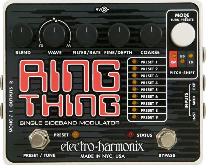 Electro-Harmonix Ring Thing Modulator Guitar Effects Pedal