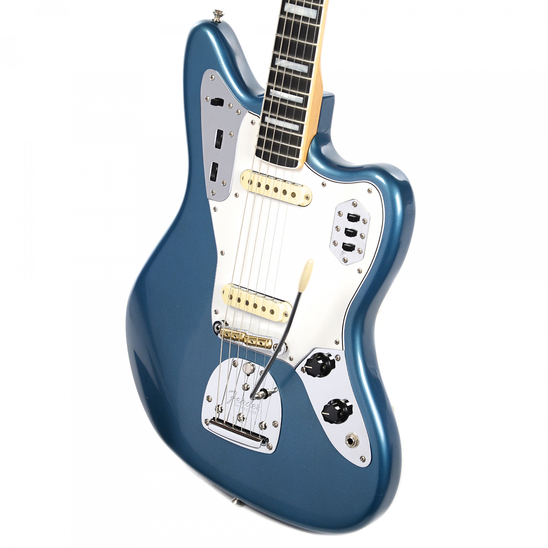 Fender Custom Shop Masterbuilt Full-Scale Jaguar Closet Classic Aged Lake Placid Blue w/Matching Headcap by Dennis Galuszka No.R87974