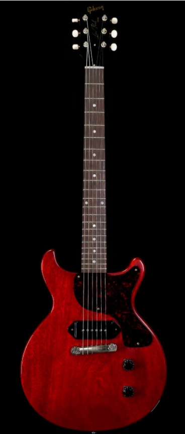GIBSON CUSTOM SHOP 1958 LES PAUL JUNIOR DOUBLE CUT REISSUE VOS CHERRY RED