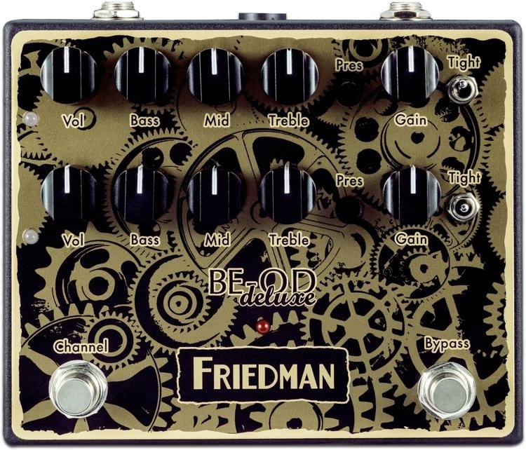 Friedman BE-OD Deluxe Dual Overdrive Pedal - Exclusive Clockworks Edition