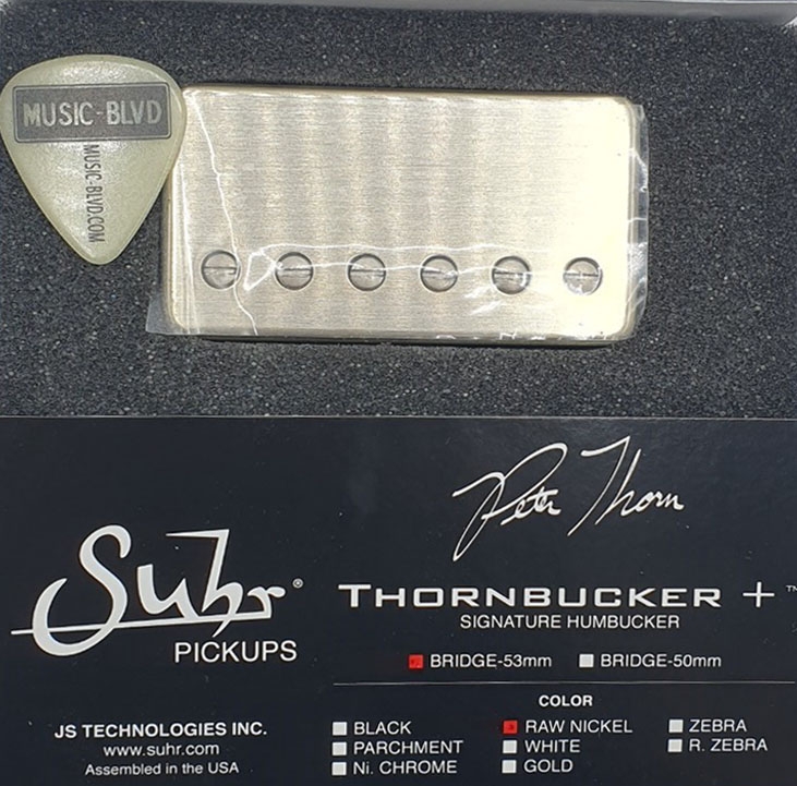 Suhr Thornbucker+ Plus Pickup, Bridge, Nickel, 53mm