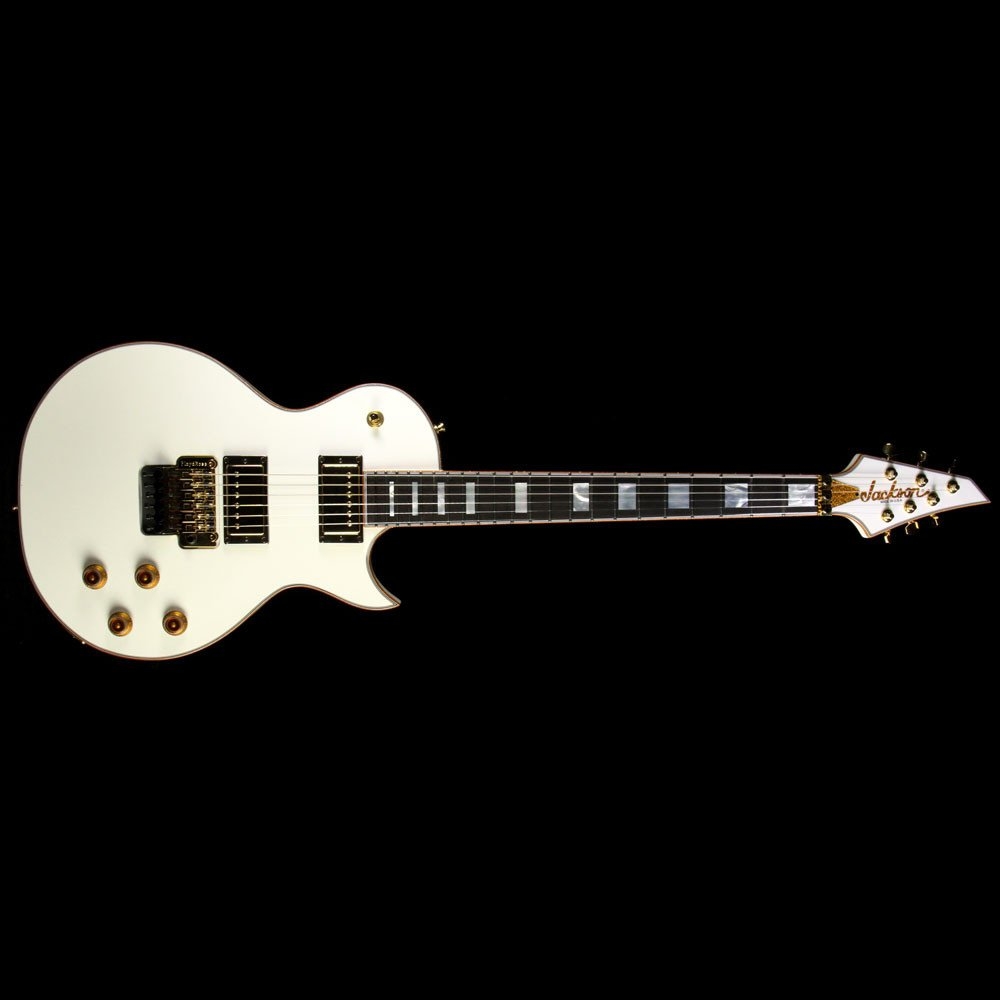 Jackson Custom Shop NAMM 2017 Display Masterbuilt Mike Shannon Monarkh Electric Guitar - White