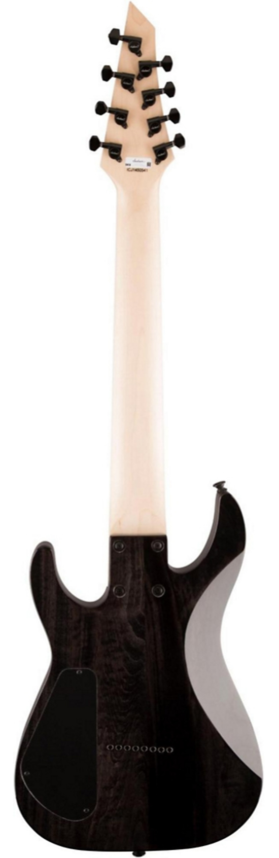 Jackson JS32-8 Dinky DKA QM 8-String Electric Guitar Transparent Black