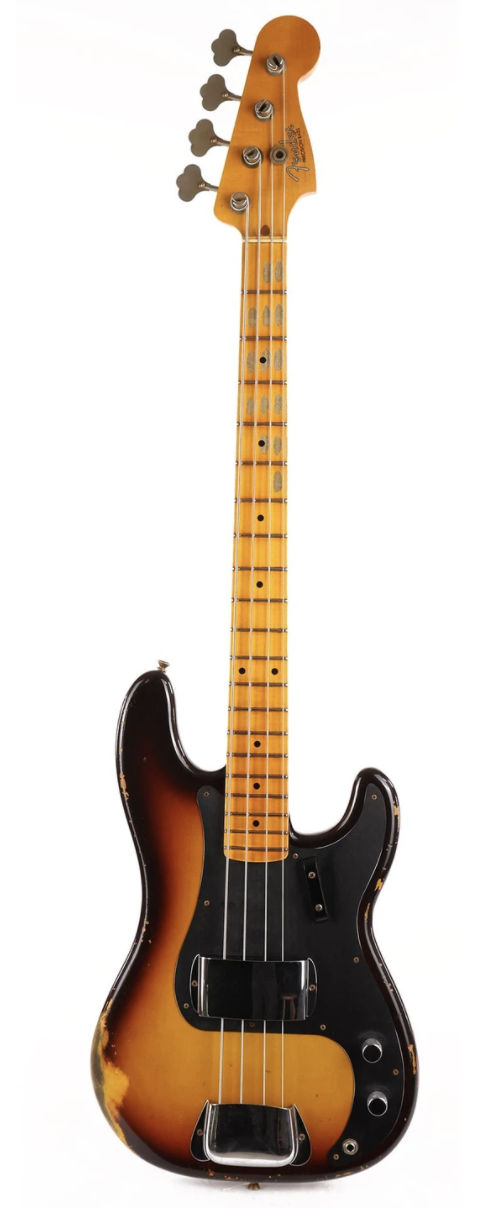 Fender Custom Shop Limited '58 Precision Bass Relic 3-Color Sunburst Summer NAMM 2021 Showpiece