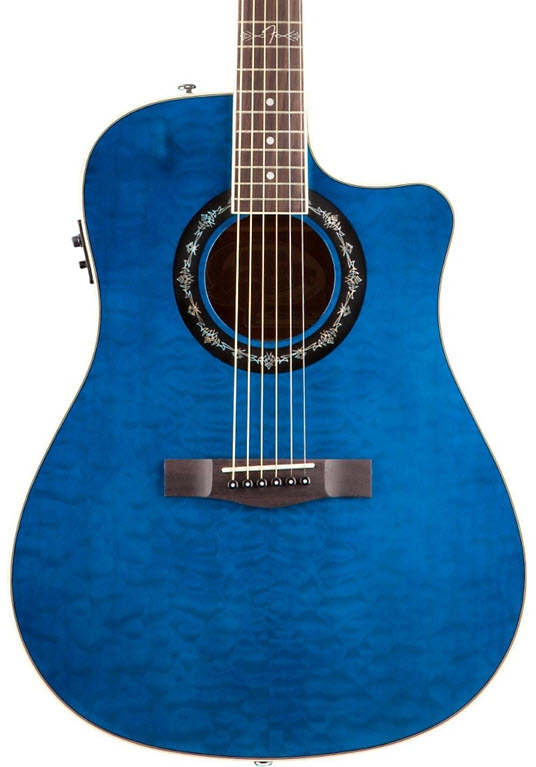 Fender T-Bucket 300 CE Cutaway Acoustic-Electric Dreadnought Guitar