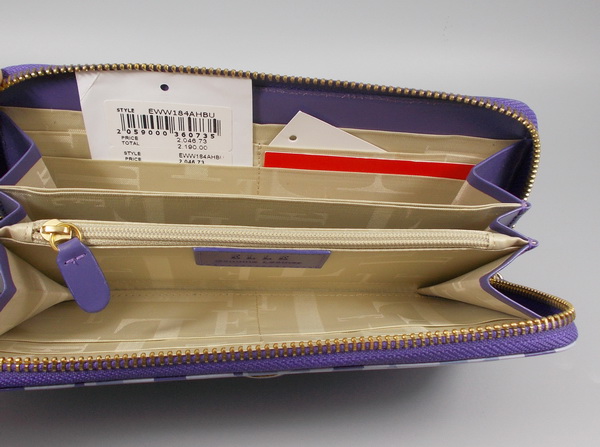 กระเป่าสตางค์ ELLE ม่วง ใหม่ แท้