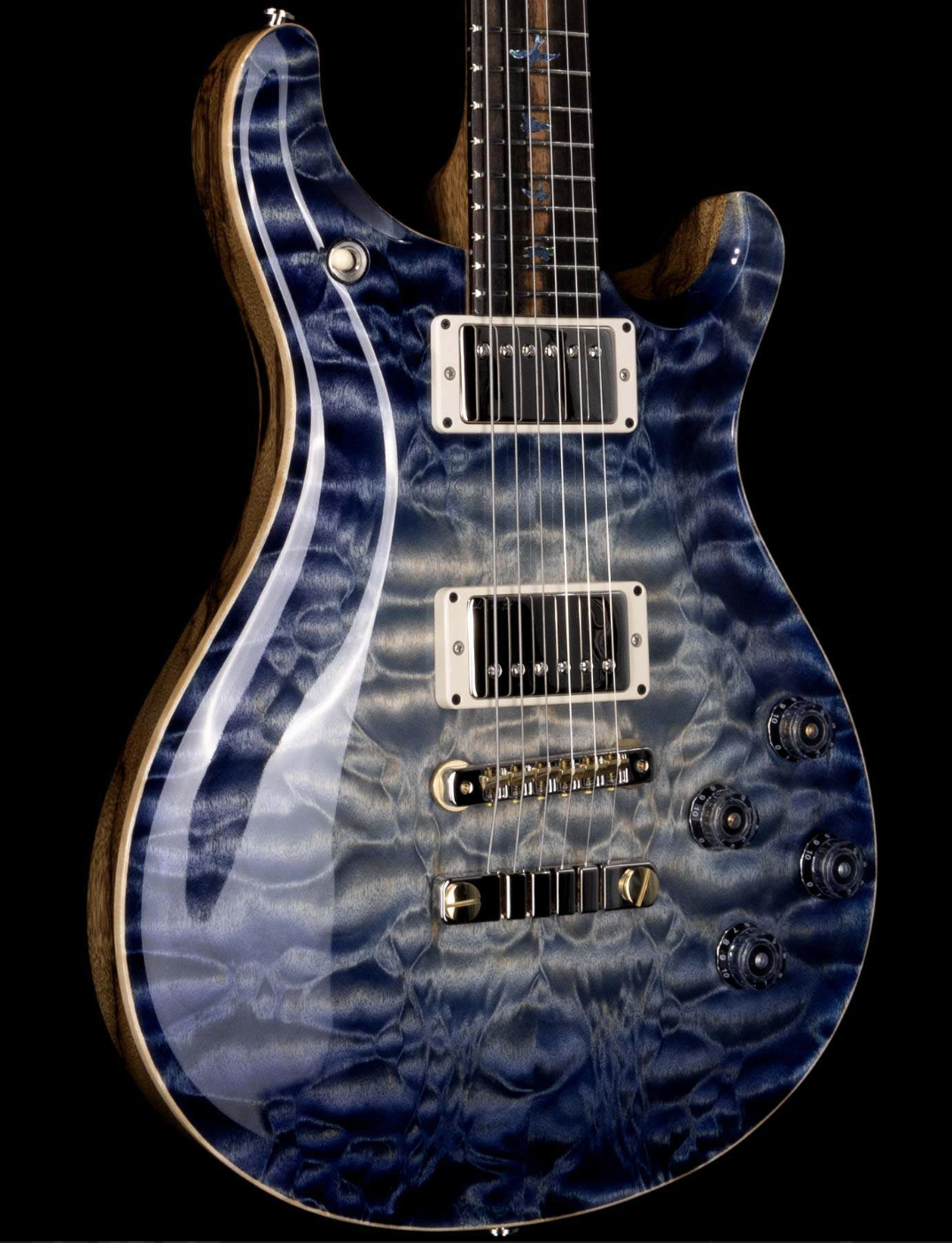 PRS Private Stock 9067 McCarty 594 Quilt Maple Top Exotic Ebony Board Indigo Glow