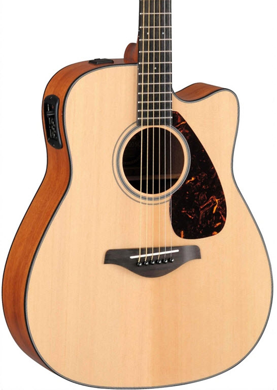 Yamaha FGX700SC Solid Top Cutaway Acoustic-Electric Guitar