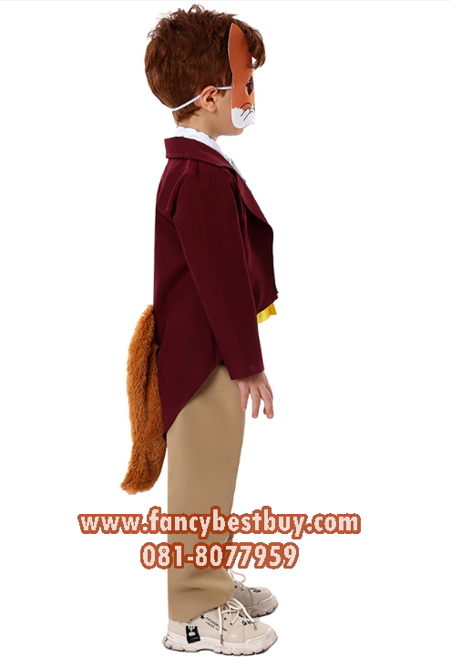 ชุดแฟนซี Fantastic Mr. FOX - Roald Dahl Book ขนาด M 115-125, L 125-135, XL 135-145