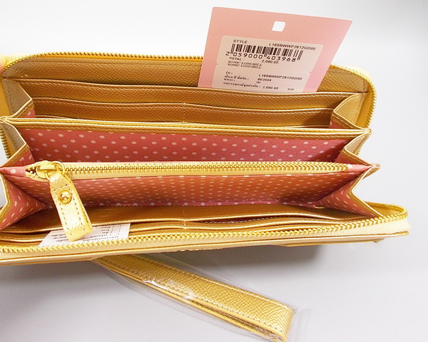 กระเป๋าสตางค์ LOLLIPOPS ทองเมทาลิก ใหม่ แท้