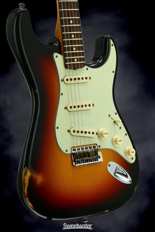Fender Custom Shop 1961 Relic Stratocaster - 3-color Sunburst, 2016 Collection