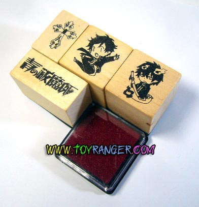 ที่ปั๊มตรายาง Blue Exorcist 4 แบบ
