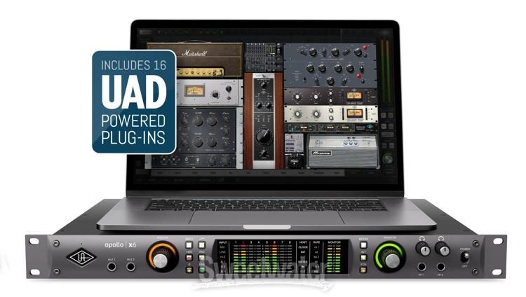 Universal Audio Apollo x6 16x22 Thunderbolt 3 Audio Interface with UAD DSP