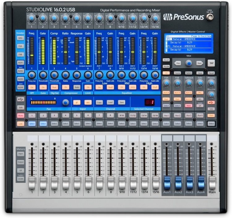 PreSonus StudioLive 16.0.2 USB Digital Mixer