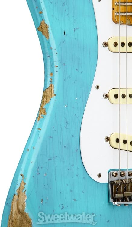 Fender Custom Shop 1956 Stratocaster Heavy Relic - Faded Seafoam Green, 2016